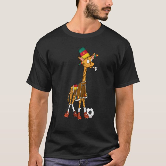 Giraffe Fan Cameroon T-Shirt (Vorderseite)