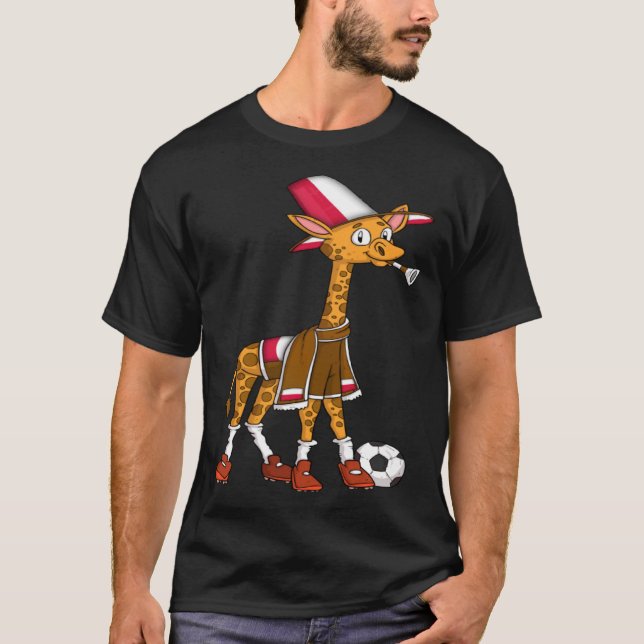 Giraffe Fan Poland Pullover Hoodie (Vorderseite)