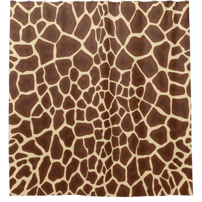 Giraffe Flecken Druck Duschvorhang (Vorderseite)