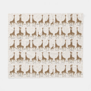 Giraffe Fleece Blanket