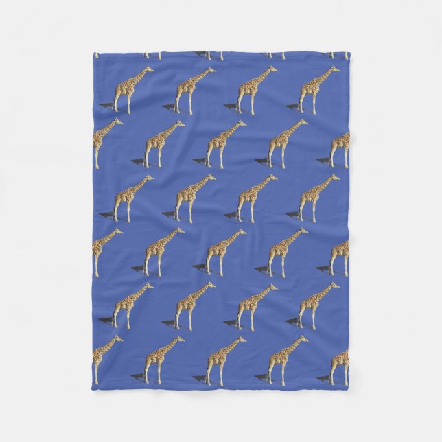 Giraffe Fleecedecke (Vorderseite)