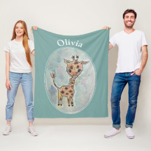 Giraffe Fleecedecke