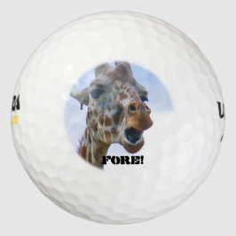 Giraffe "Fore" Golfbälle (3)