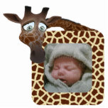 Giraffe-Foto-Rahmen Freistehende Fotoskulptur<br><div class="desc">Giraffe Foto Rahmen Skulptur .. wählen Sie den Stil,  den Sie aus stehenden oder hängenden Ornamenten gewollt .. Schlüsselkette oder Kühlschrankmagnet .. fügen Sie Ihr eigenes Foto zu diesem niedlichen Giraffenrahmen von Ricaso</div>