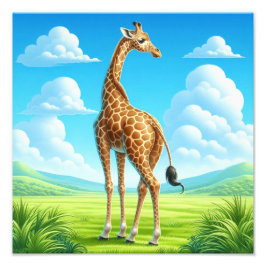 Giraffe Fotodruck