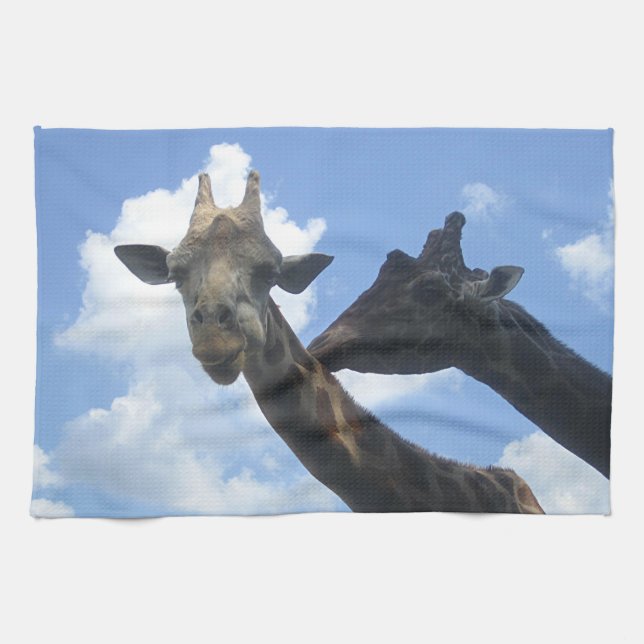 Giraffe Friends Geschirrtuch (Horizontal)