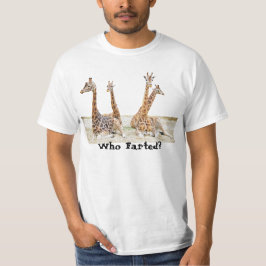 Giraffe Fun Foto - Vier Giraffen, die gefallen hab T-Shirt