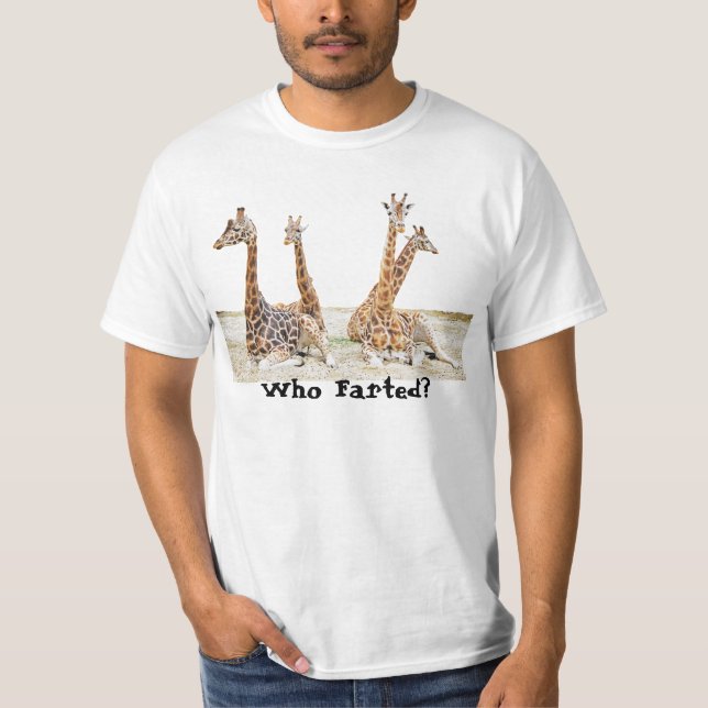 Giraffe Fun Foto - Vier Giraffen, die gefallen hab T-Shirt (Vorderseite)