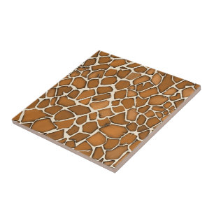 Giraffe Fur Gemustert Print Fliese