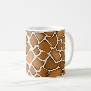 Giraffe Fur Gemustert Print Kaffeetasse