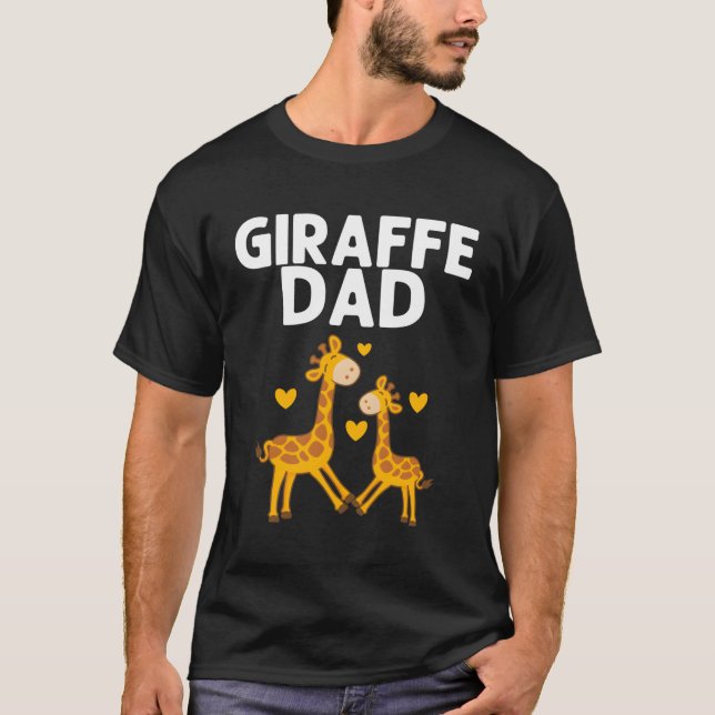 Giraffe für Giraffe Okapi Camelopard Vater T-Shirt (Vorderseite)