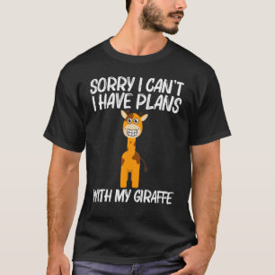 Giraffe für Männer Frauen Safari Wildtier 1 T-Shirt