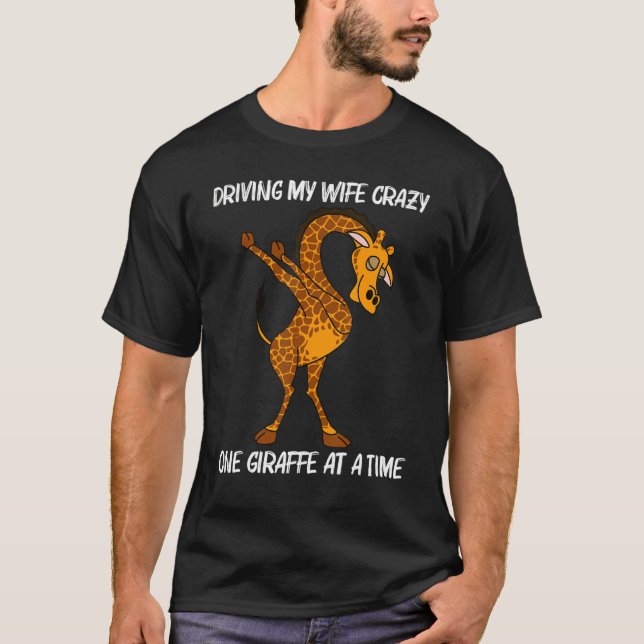 Giraffe für Männer Vater Boys Safari Wildtiertier  T-Shirt (Vorderseite)