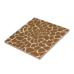 Giraffe Fur Muster Print Fliese