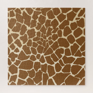 Giraffe Fur Muster Print Puzzle