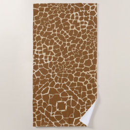 Giraffe Fur Muster Print Strandtuch