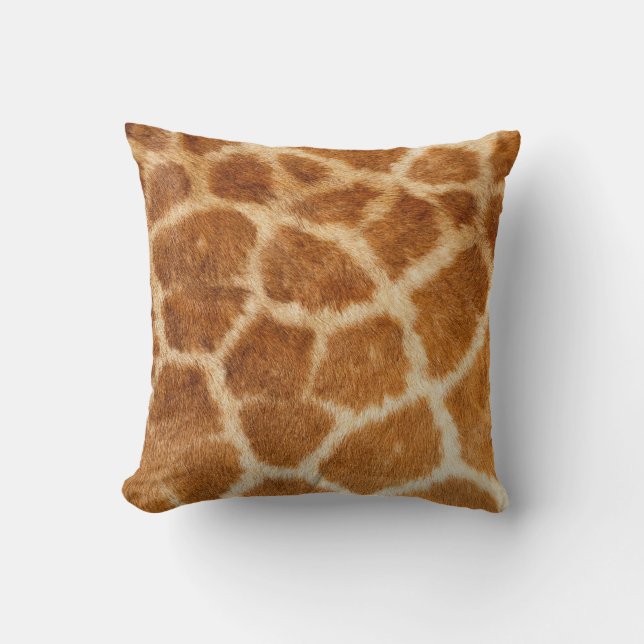 Giraffe Fur Print Kissen (Vorderseite)