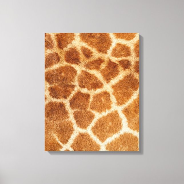 Giraffe Fur Print Leinwanddruck (Vorderseite)