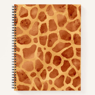 Giraffe für Wasserfarben Print Notizbuch