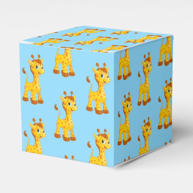 Giraffe-Gastgeschenk Geschenkschachtel (Vorderseite)
