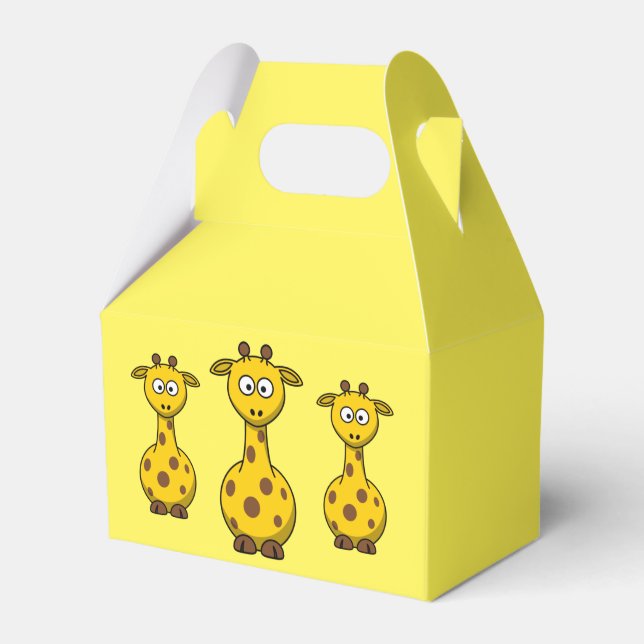Giraffe-Gastgeschenk Geschenkschachtel (Vorderseite)
