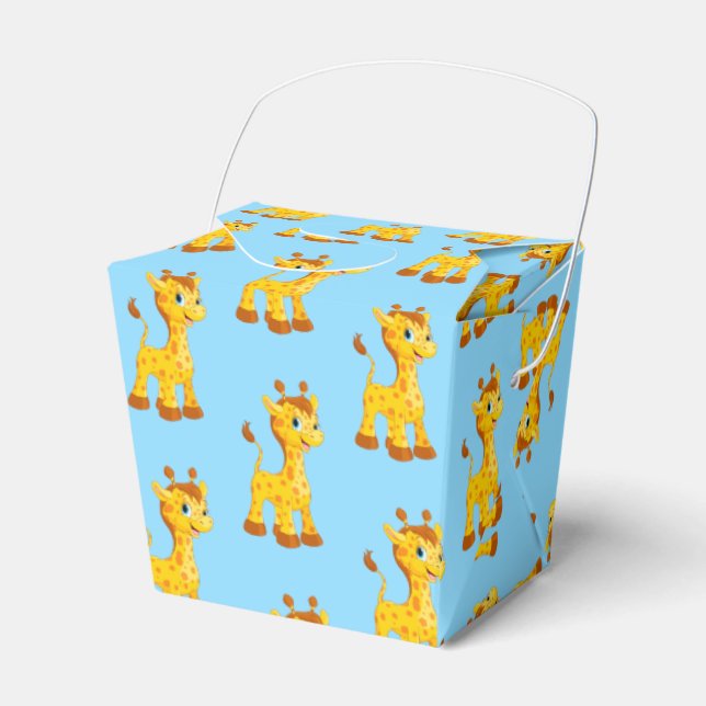 Giraffe-Gastgeschenk Geschenkschachtel (Vorderseite)
