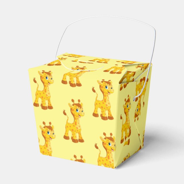 Giraffe-Gastgeschenk Geschenkschachtel (Vorderseite)