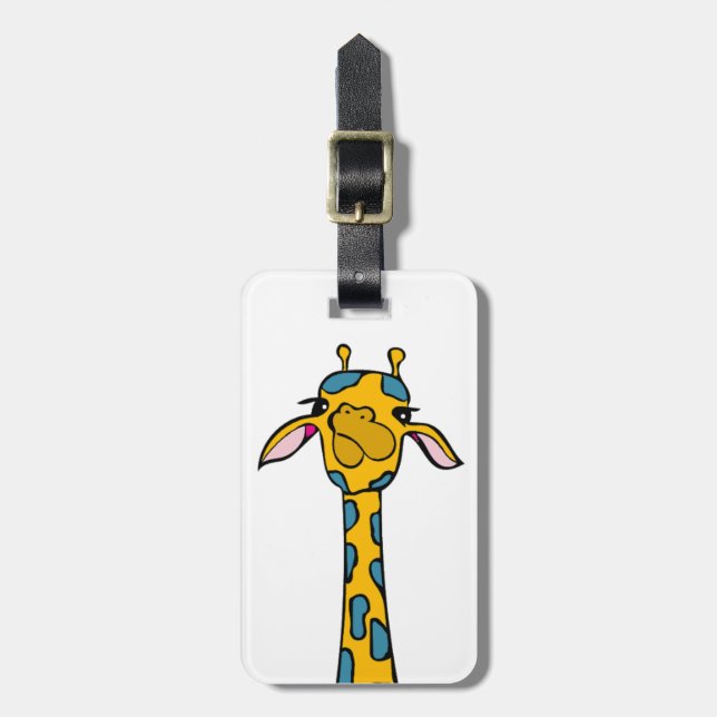 Giraffe Gepäckanhänger (Vorderseite vertikal)