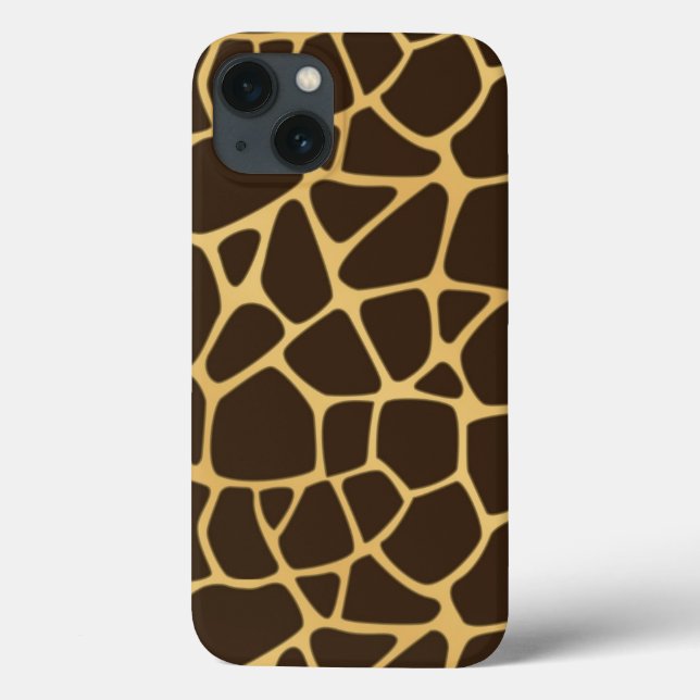 Giraffe Gepunkteter Hintergrund Case-Mate iPhone Hülle (Rückseite)