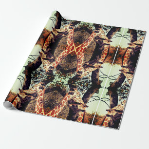 Giraffe Geschenkpapier für moderne Kunst
