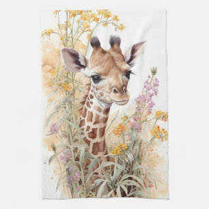 Giraffe Geschirrtuch