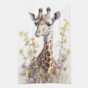 Giraffe Geschirrtuch