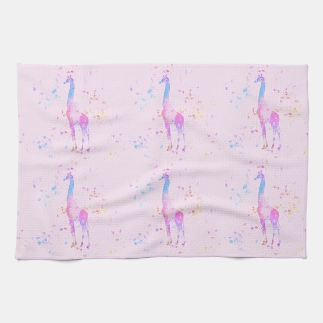 Giraffe Geschirrtuch (Horizontal)