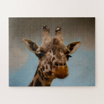 Giraffe-Gesicht-Portrait