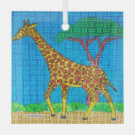 Giraffe - Glasverzierung Ornament Aus Glas