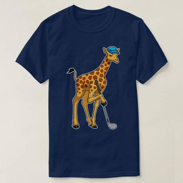 Giraffe Golf Club T-Shirt (Design vorne)