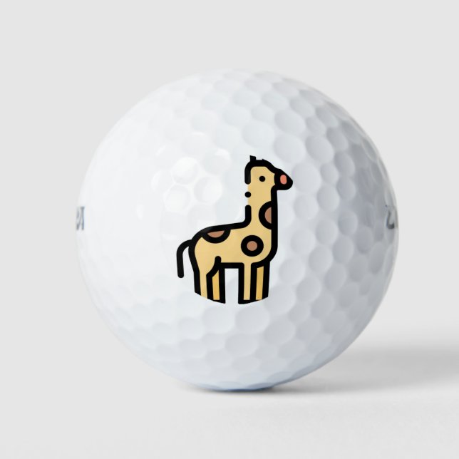 Giraffe Golfball (Vorderseite)