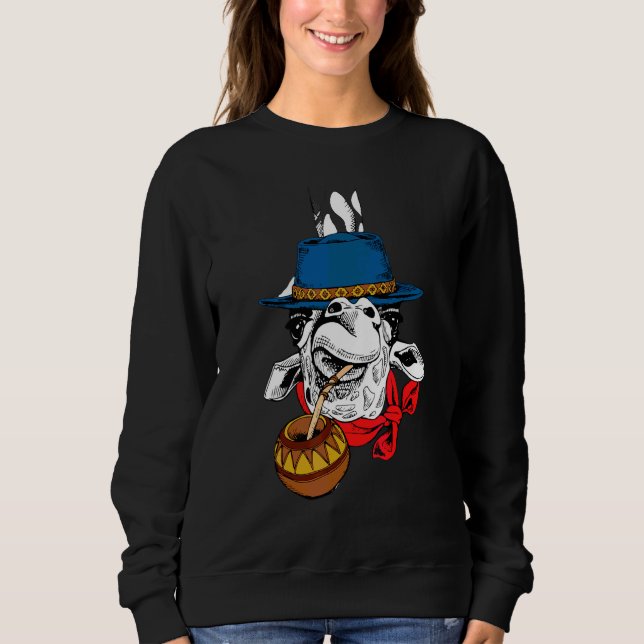 Giraffe Grafik Süße Giraffe Cooles Tier  2 Sweatshirt (Vorderseite)