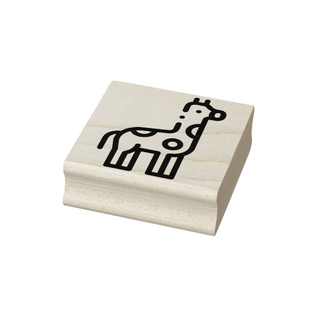 Giraffe Gummistempel (Stempel)