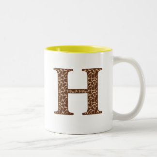 Giraffe-h Zweifarbige Tasse