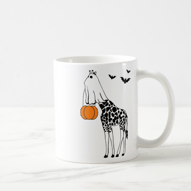 Giraffe Halloween Funny Halloween Outfit Kostüme Kaffeetasse (Rechts)