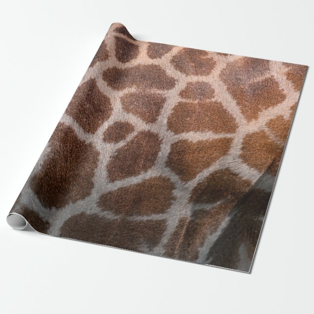 Giraffe Hautstruktur Geschenkpapier (Ungerollt)