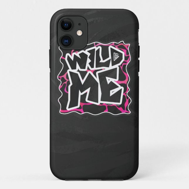 Giraffe Heiß rosa und Schwarz Case-Mate iPhone Hülle (Rückseite)