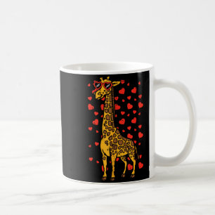 Giraffe Herz Gles Süßer Valentinstag Tierliebe Kaffeetasse