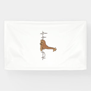 Giraffe-Herzschlag Vintage-Gravur-Shirt-Design_1 Banner