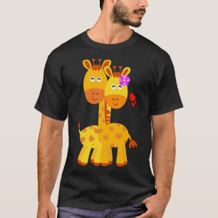 Giraffe Hochzeitstag Verlobung Classic T-S T-Shirt