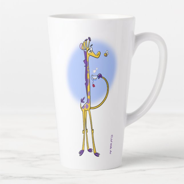 GIRAFFE & HONEYBEE TEA von Jeff Willis Milchtasse (Rechts)