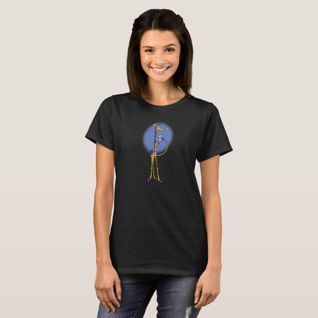 GIRAFFE & HONEYBEE TEA von Jeff Willis T-Shirt (Vorne ganz)