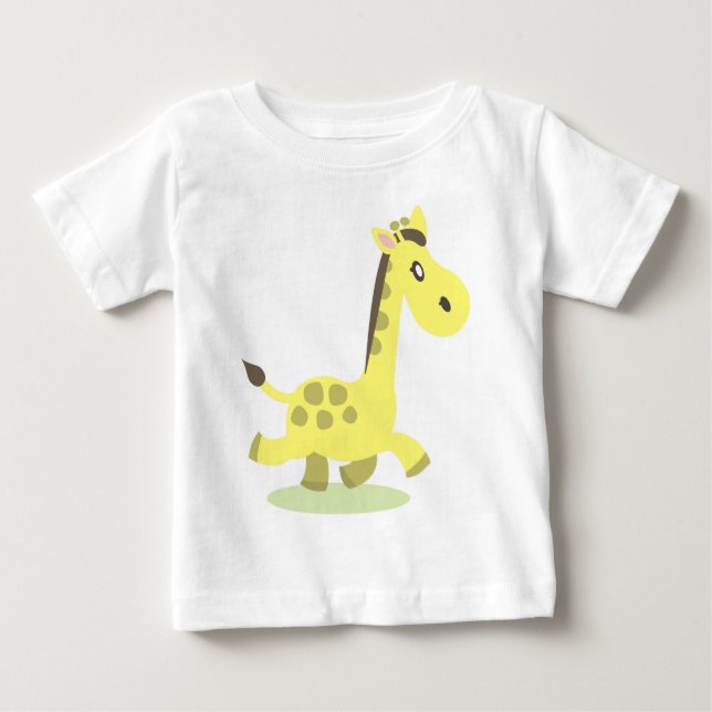Giraffe Illustration T - Shirt (Vorderseite)