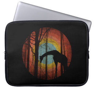GIRAFFE IM WALD FOREST LAPTOPSCHUTZHÜLLE
